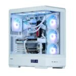 Zalman кутия Case ATX - P50 DS White - Digital Display, Addressable RGB - Image 5