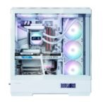 Zalman кутия Case ATX - P50 DS White - Digital Display, Addressable RGB - Image 6