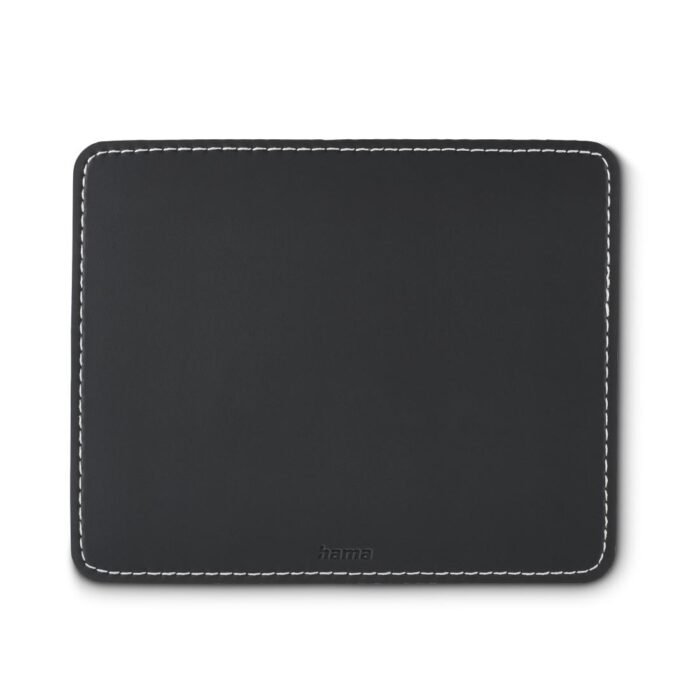 HAMA Пад за мишка "Leather look", Черен - Image 1