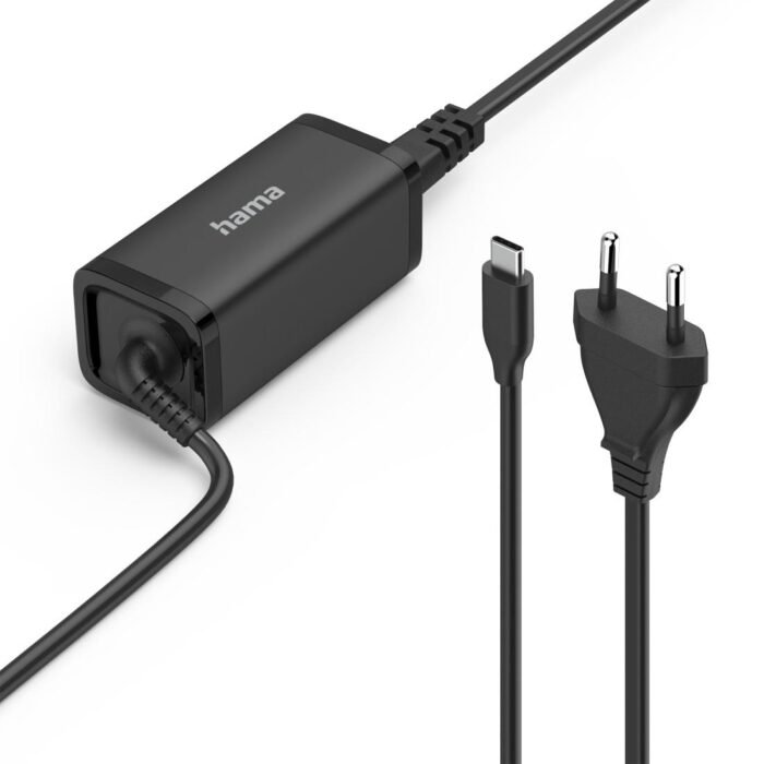 HAMA Зарядно за лаптоп USB-C PD, GaN, 5-20V/45 W - Image 1