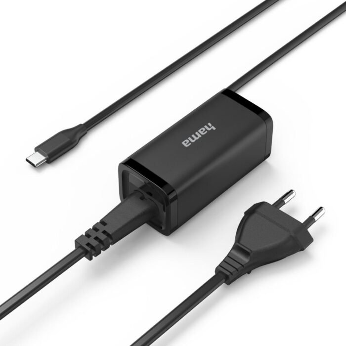 HAMA Зарядно за лаптоп USB-C PD, GaN, 5-20V/45 W - Image 3