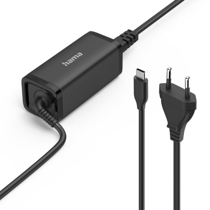 HAMA Зарядно за лаптоп, USB-C PD, GaN, 5-20V/65 W - Image 1