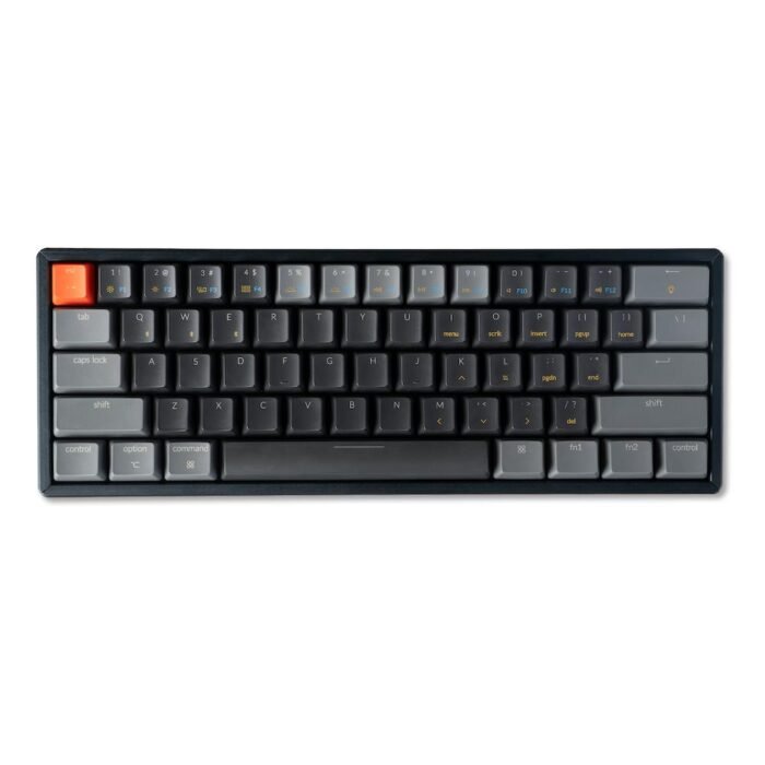 Геймърска Механична клавиатура Keychron K12 Hot-Swappable 60% Gateron Brown Switch RGB LED ABS - Image 1