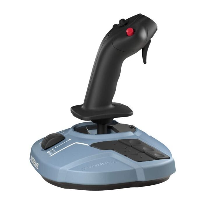 Жичен джойстик Thrustmaster TCA Sidestick Airbus Edition, авиосимулатор за PC, Черен;Син - Image 4