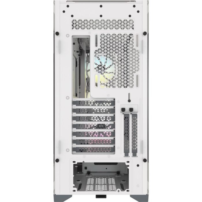 Кутия Corsair iCUE 5000X RGB Mid Tower, Tempered Glass, Бяла - Image 7