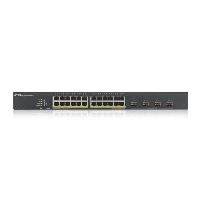 Суич ZYXEL XGS1930-28HP, 28 портов управляем L3, 24x Gigabit, 4x SFP+ порта, PoE ports - Image 2
