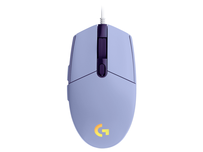 Геймърска мишка Logitech G102 LightSync, RGB, Оптична, Жична, USB, Лилав - Image 1