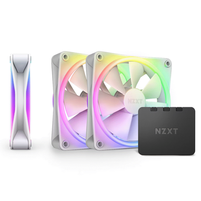 Комплект вентилатори NZXT F120 RGB Duo White 3бр + RGB Контролер - Image 1