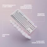 Безжична геймърска механична клавиатура Logitech G G715, TKL, Tactile, RGB LED, US Layout, бяла - Image 10
