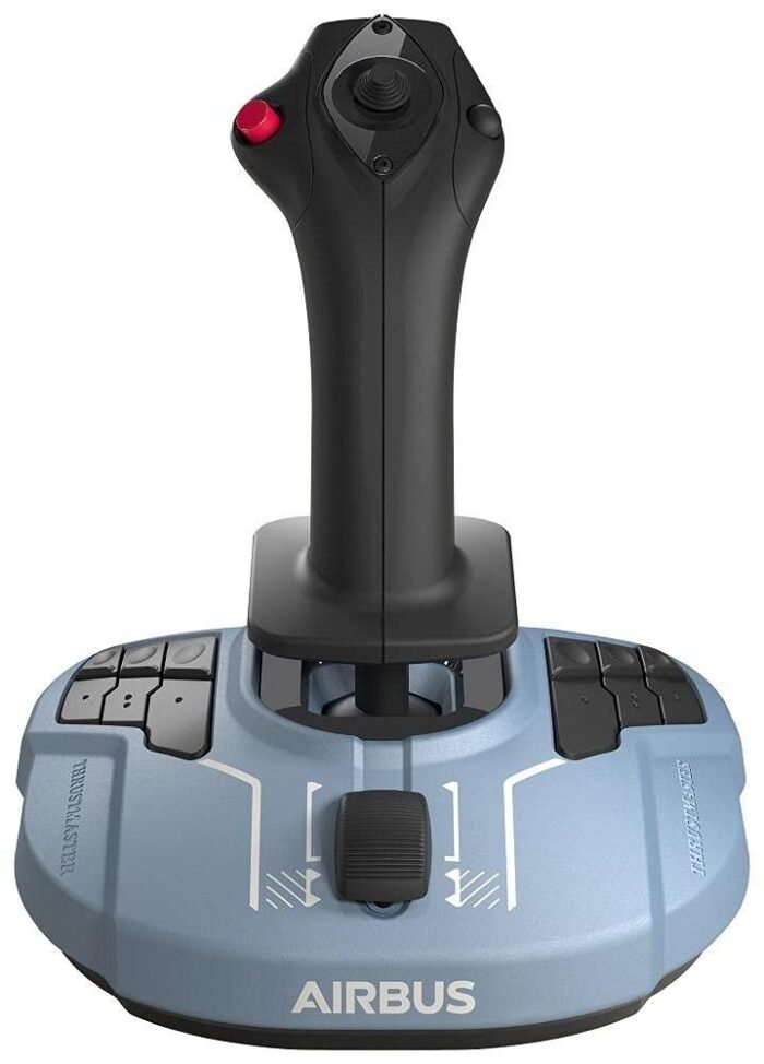 Жичен джойстик Thrustmaster TCA Sidestick Airbus Edition, авиосимулатор за PC, Черен;Син - Image 3