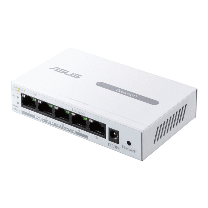 Суич ASUS ExpertWiFi EBP15 5-Port GbE, 4 PoE+ Ports 5 x 10/100/1000Mbps ports - Image 1