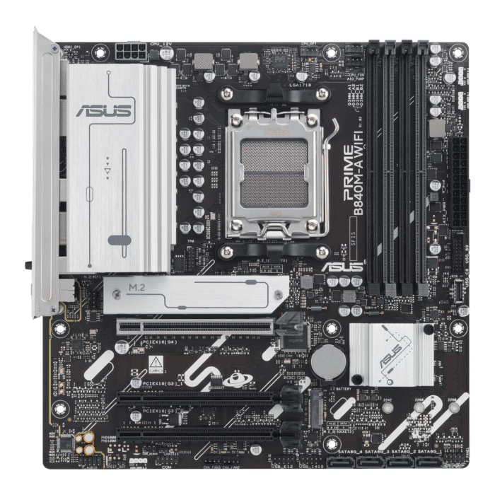 Дънна платка ASUS PRIME B840M-A WIFI 6E socket AM5 - Image 1