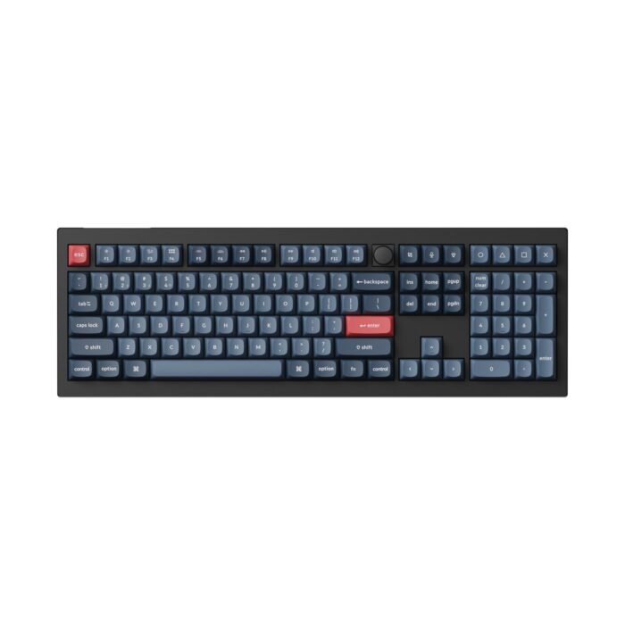 Механична клавиатура Keychron V6 MAX QMK Carbon Black - Wireless, Full-Size - Image 2