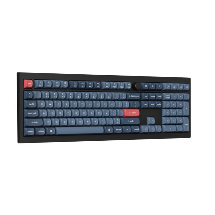 Механична клавиатура Keychron V6 MAX QMK Carbon Black - Wireless, Full-Size - Image 5