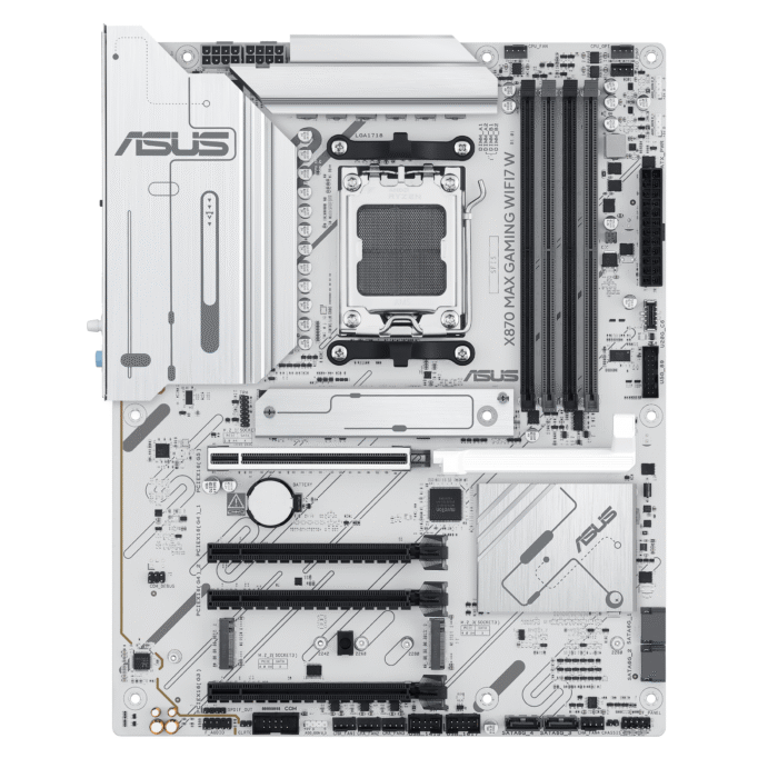 Дънна платка ASUS X870 MAX GAMING WHITE WiFi7 AM5 DDR5 - Image 1
