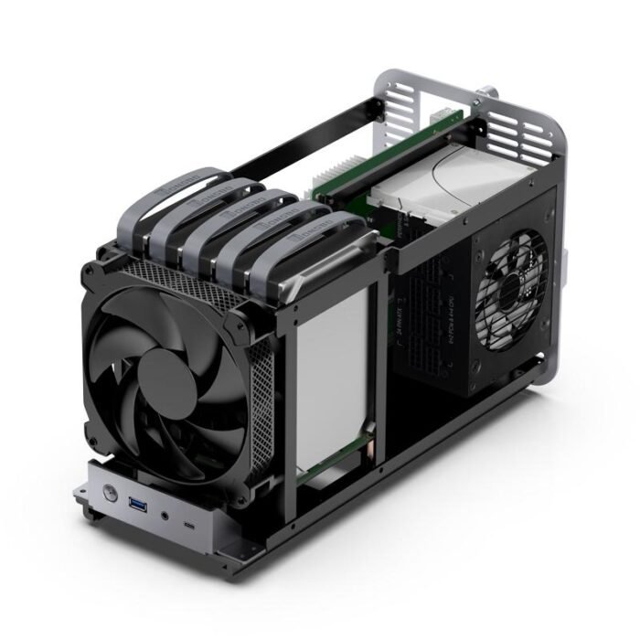 Кутия Jonsbo N1, ITX, Сива - Image 2