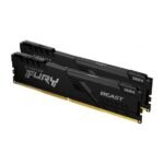Памет Kingston FURY Beast Black 64GB(2x32GB) DDR4 3200MHz KF432C16BBK2/64 - Image 2