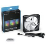 Вентилатор Lian Li UNI AL120 V2, ARGB, Черен - Image 5