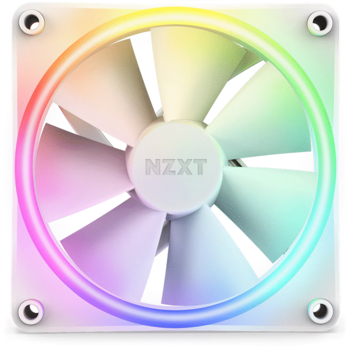 Вентилатор NZXT F120 RGB Duo, Бял - Image 1