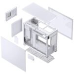 Кутия Jonsbo D31 Screen TG, mATX, Бял - Image 9