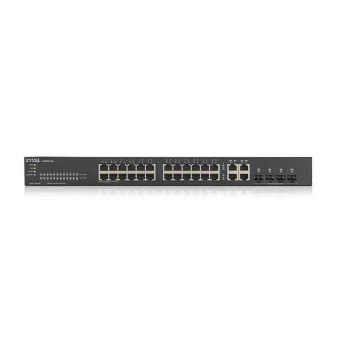 Суич ZYXEL GS1920-24V2, 24 портов Gigabit Smart-Managed,Fanless, за монтаж в шкаф - Image 2