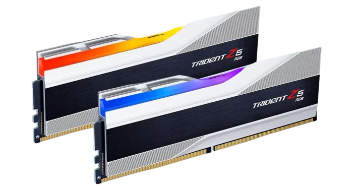 Памет G.SKILL Trident Z5 Silver 32GB(2x16GB) DDR5 6000MHz F5-6000J4040F16GX2-TZ5S - Image 2