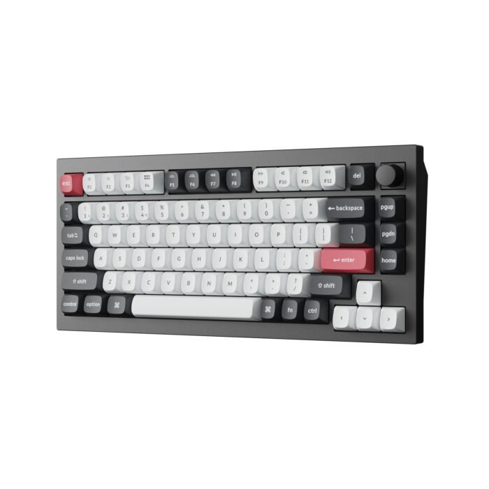 Механична клавиатура Keychron Q1 HE QMK 75% Carbon Black - Wireless - Image 4