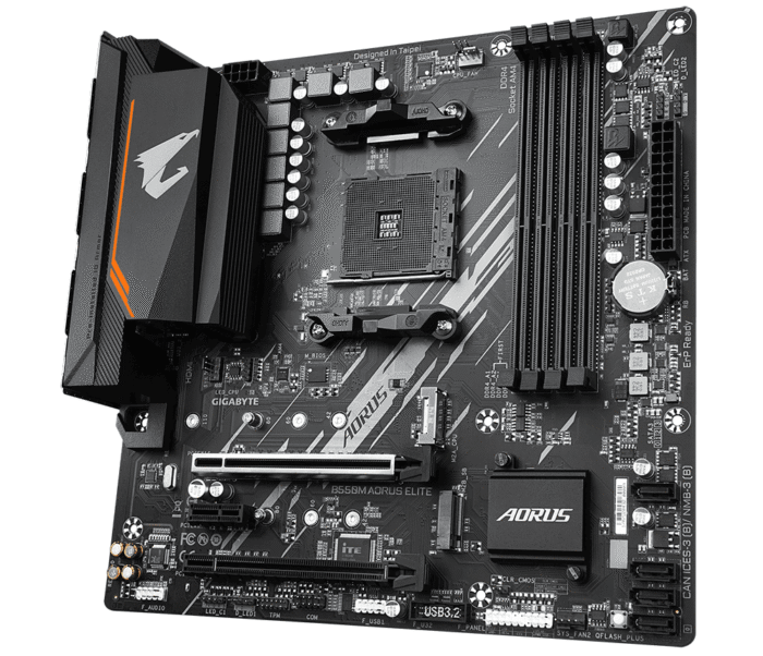 Дънна платка GIGABYTE B550M AORUS ELITE, Socket AM4 - Image 2