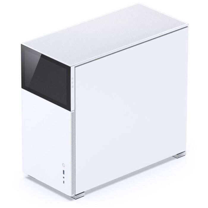 Кутия Jonsbo D41 Screen TG, mATX, Бял - Image 3