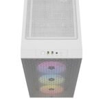 Кутия Corsair 3000D RGB Airflow Mid Tower, Бял - Image 3