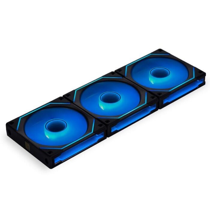 Вентилатори Lian-Li UNI SL-INF 120, ARGB, 3 Fan комплект, Включен контролер, Черен - Image 1