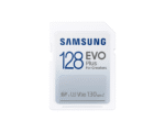 Карта памет Samsung EVO Plus, SD Card, 128GB, Бяла