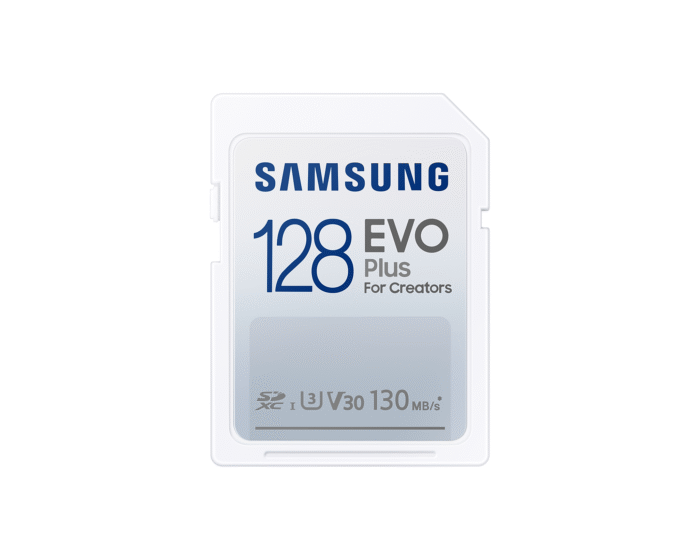 Карта памет Samsung EVO Plus, SD Card, 128GB, Бяла - Image 1