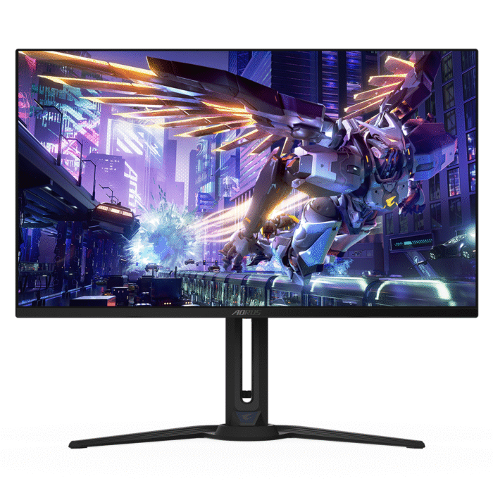 Гейминг монитор GIGABYTE AORUS FO32U2P, 31.5" QD-OLED, 4K UHD, 240Hz, 0.03ms, DP 2.1 UHBR20, Vesa ClearMR 13000, HDR 400, KVM - Image 1