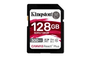 Карта памет Kingston Canvas React SDXC 128GB