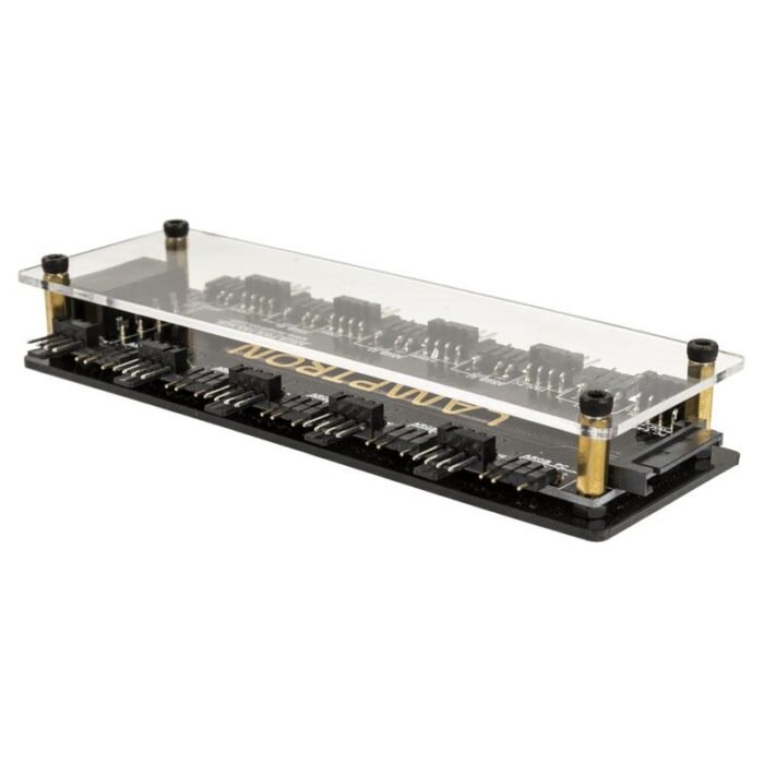 Хъб за вентилатори Lamptron SP901 A-RGB, Hub, 10x 4-pin/3pin - Image 3
