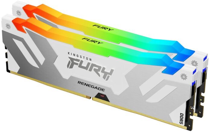 Памет Kingston Fury Renegade White RGB 32GB(2x16GB) DDR5 7200MHz CL38 - Image 1