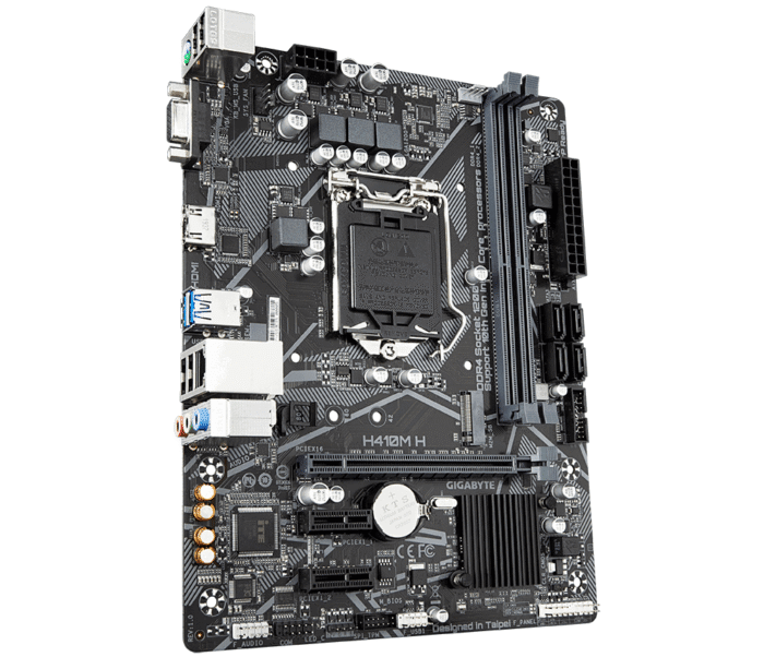 Дънна платка GIGABYTE H410M-H V2, Socket 1200 - Image 3