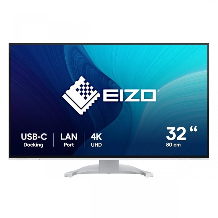 Монитор EIZO FlexScan EV3240X - 32" inch 4K IPS, HDMI, DisplayPort, USB-C, Бял - Image 1