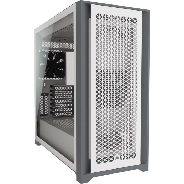 Кутия Corsair 5000D Airflow Mid Tower, Tempered Glass, Бяла - Image 1