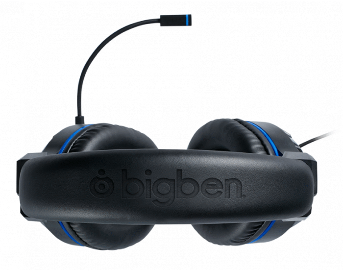 Геймърски слушалки Nacon Bigben PS4 Official Headset V3, Микрофон, Черен/Син - Image 4
