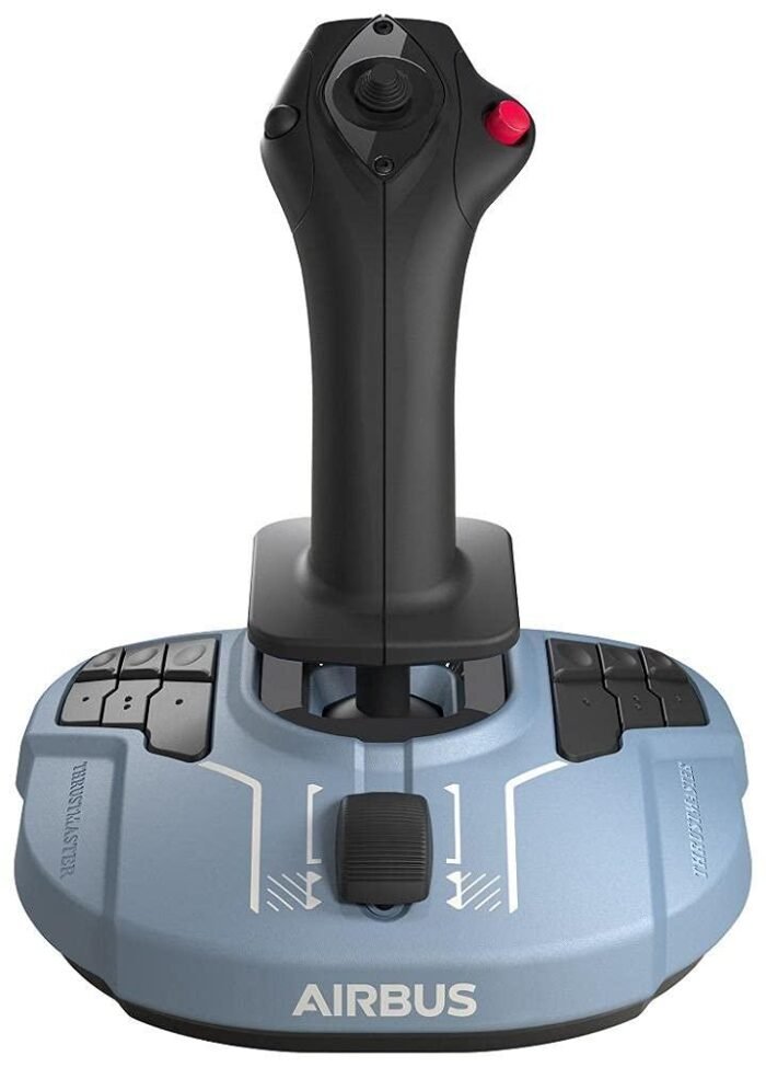 Жичен джойстик Thrustmaster TCA Sidestick Airbus Edition, авиосимулатор за PC, Черен;Син - Image 2