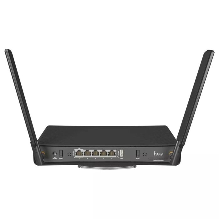 Рутер MikroTik hAP ax3, 2.4/5 GHz, 574 - 1200 Mbps, 1x PoE-out, Черен - Image 2