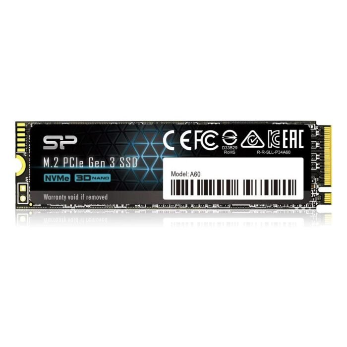 SSD Silicon Power A60 M.2-2280 PCIe Gen 3x4 NVMe 512GB - Image 1