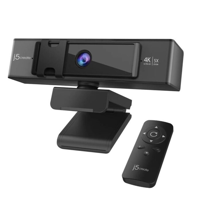 Уеб камера j5create JVCU435, 4K UltraHD, Микрофон, USB, 5x Digital Zoom, Remote Control - Image 1
