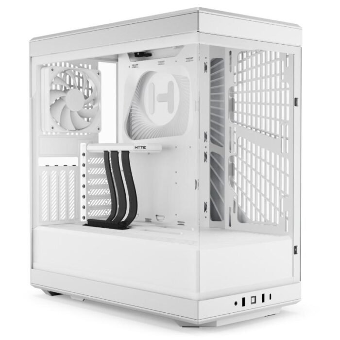 Кутия HYTE Y40 Tempered Glass, Mid-Tower, Бяло - Image 1