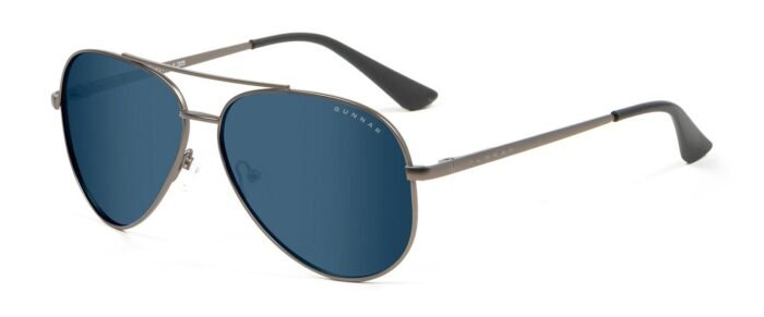 Компютърни очила GUNNAR Maverick Gunmetal Onyx, Sun, Черен - Image 1