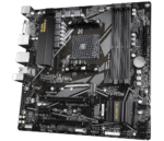 Дънна платка GIGABYTE B550M DS3H, Socket AM4, 4 x DDR4 - Image 2