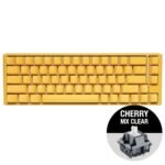 Геймърскa механична клавиатура Ducky One 3 Yellow SF 65, Cherry MX Clear суичове - Image 2