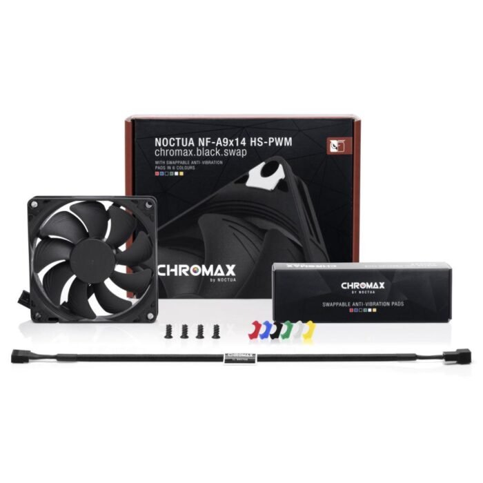 Вентилатор Noctua NF-A9x1, HS PWM chromax black swap, 92mm - Image 3